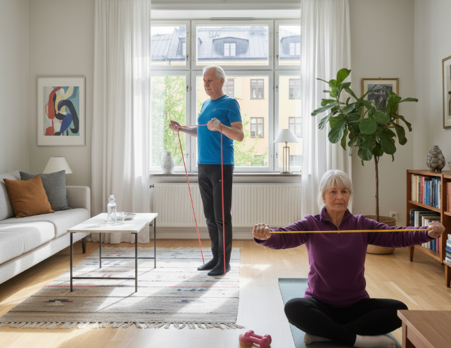 Träna helkroppen effektivt med endast gummiband