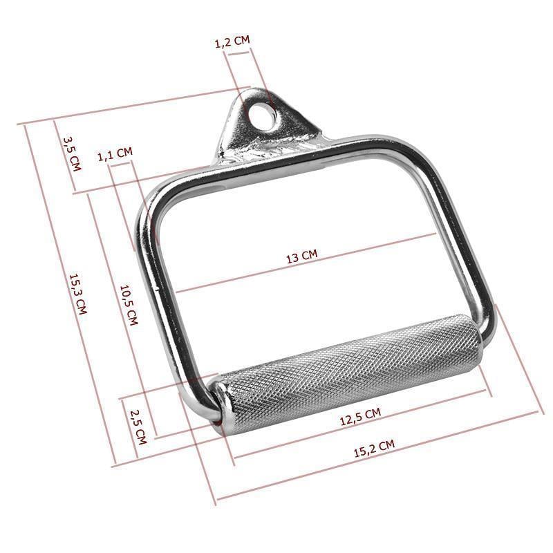 Enhånds Draghåndtag Kort 15 cm