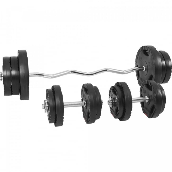 Curlstang Håndvægte Pro TRIGRIP Grip 70 Kg