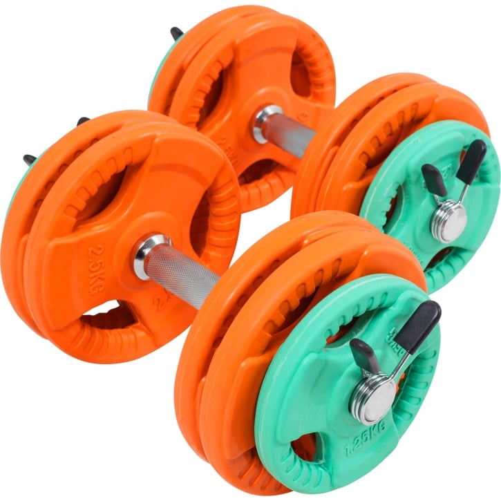 Håndvægte TRIGRIP 2x15kg Fjederlås