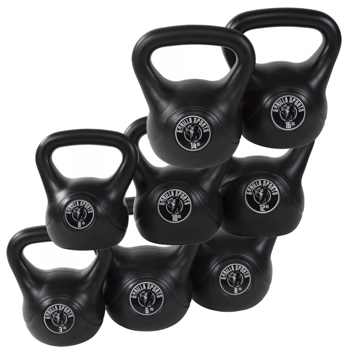 Kettlebellpakke GS Sort 17-30 kg