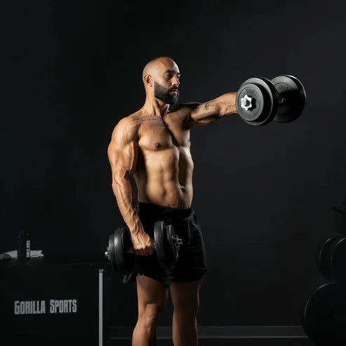 Håndvægte Basic Cement 2x10 kg från Gorilla Sports
