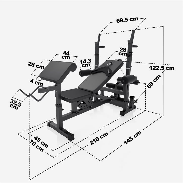 Multigym TRIGRIP 100 kg