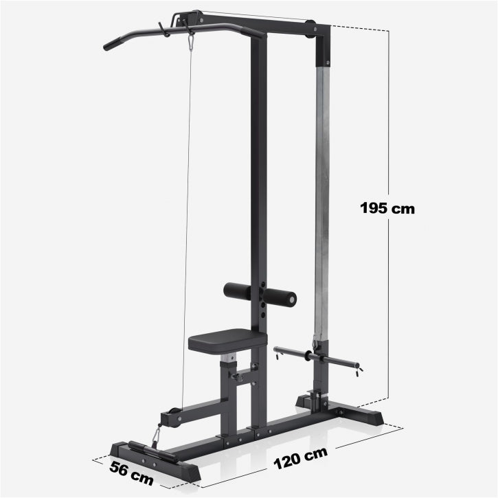 Træktorn Lat Pull Down Sort