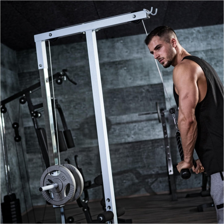 Træktorn Lat Pull Down Hvid