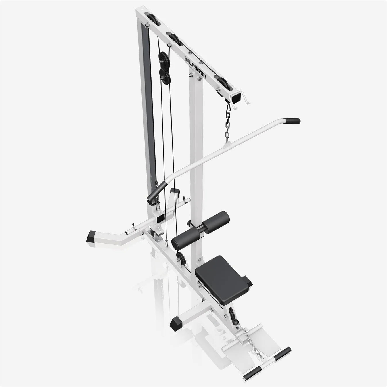 Træktorn Lat Pull Down Hvid från Gorilla Sports