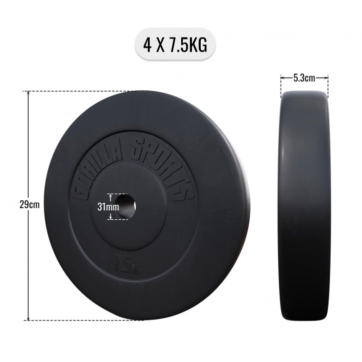 Vægtskiver BASIC Cement 4x7,5 kg