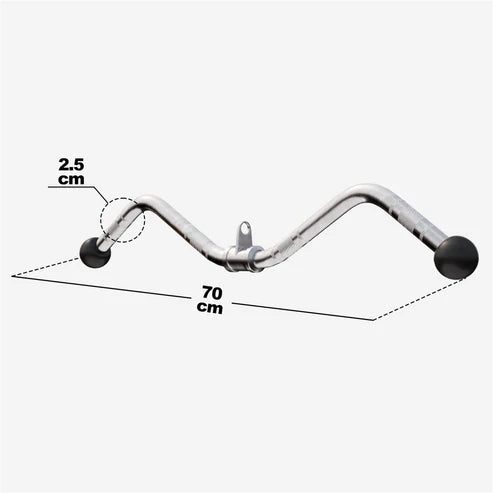Curlstang Gummikugler Kabelstang 75 cm från Gorilla Sports