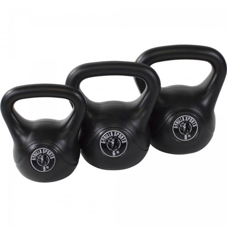 Kettlebellpakke GS Sort 17-30 kg