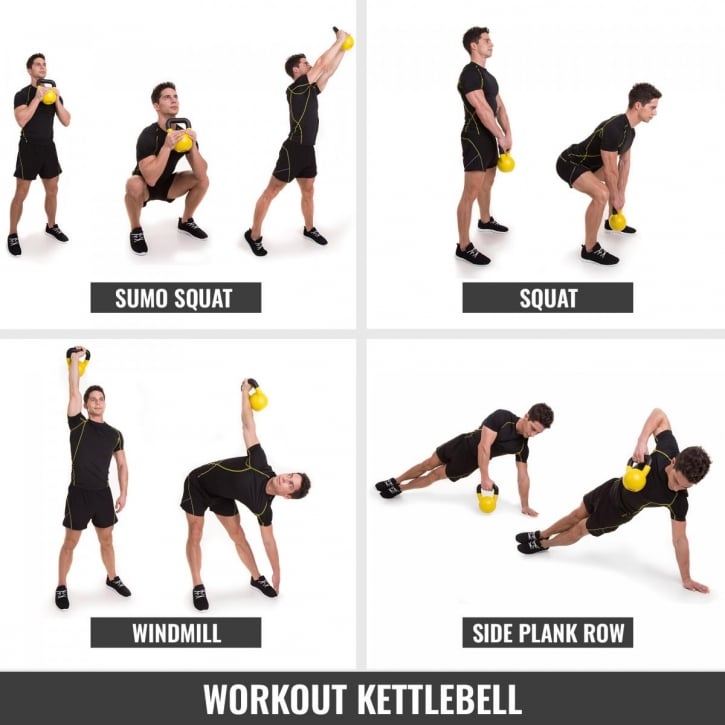 Kettlebell GS Sort 113 kg Ink Stativ