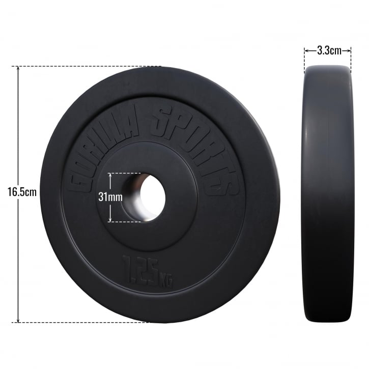 Vægtskiver BASIC 31 Mm Cement 1,25 Kg-15 kg