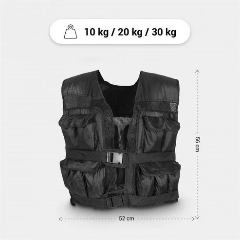 Vægtvest 10kg 20kg 30 kg