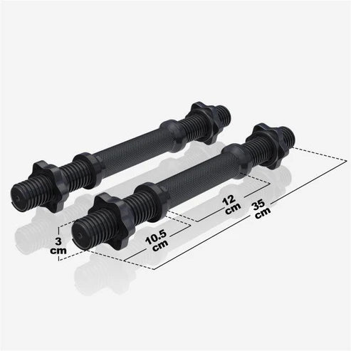 Håndvægt Black 2x35 cm Skruelås 30 mm