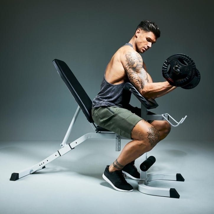 Multibænk Bænkpres Biceps Situps