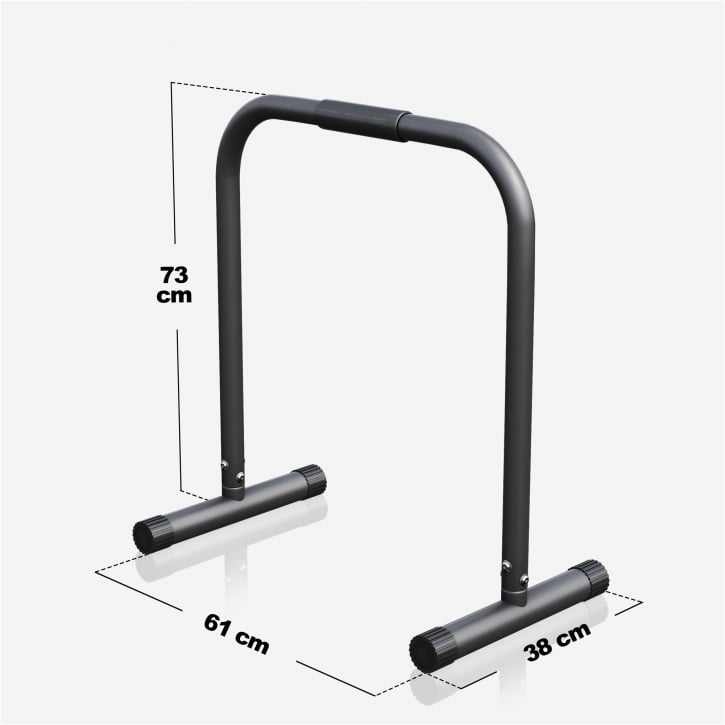 Parallette Push Up Bars Sort Blå Rød