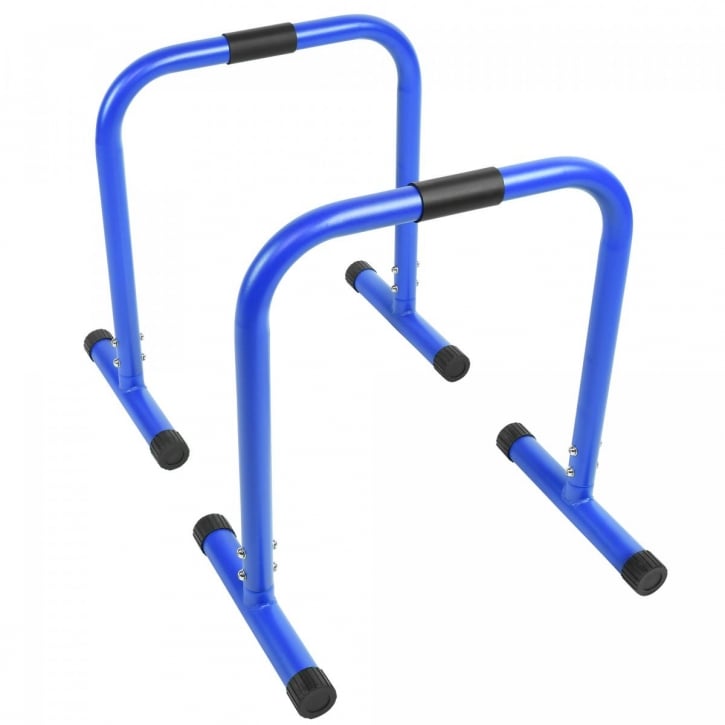 Parallette Push Up Bars Sort Blå Rød