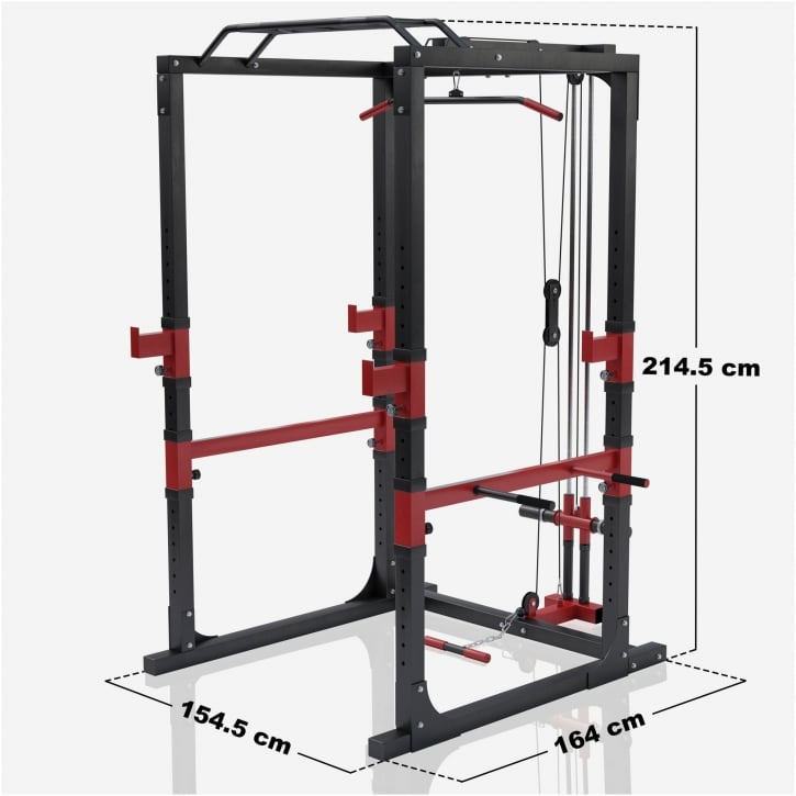 Power Rack Cage Inkl Latstation