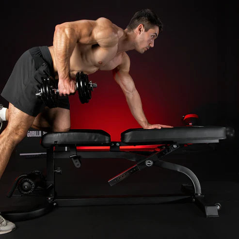 Træningsbænk / Biceps Og Legcurlstation från Gorilla Sports