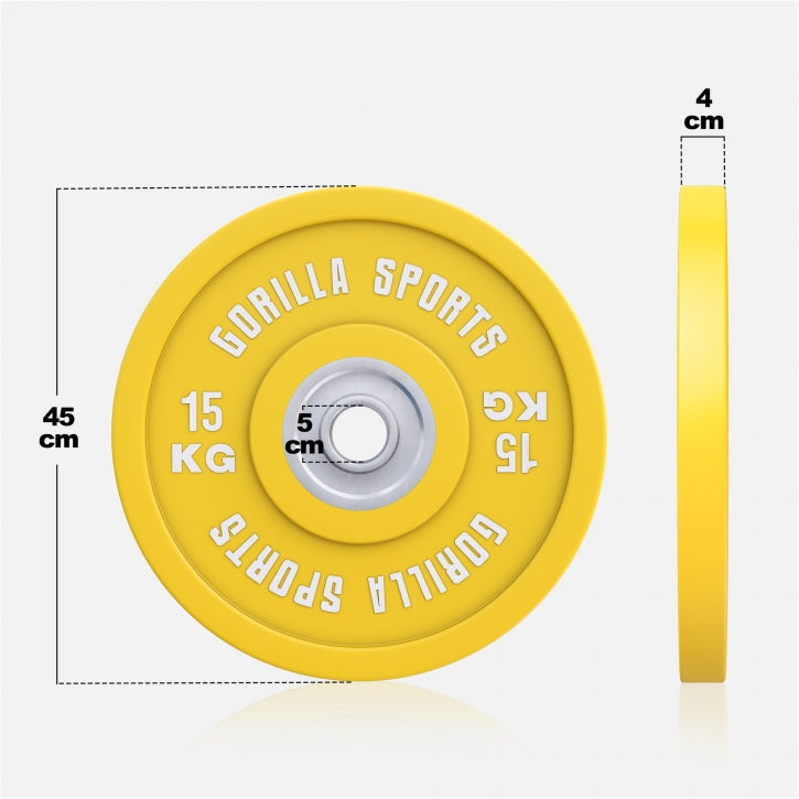 Bumper Plates Color 5 mm 5-25 kg