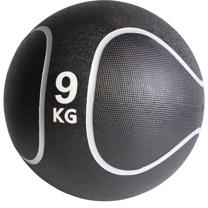 Medicinbold Sort/Silver 1-10 kg från Gorilla Sports