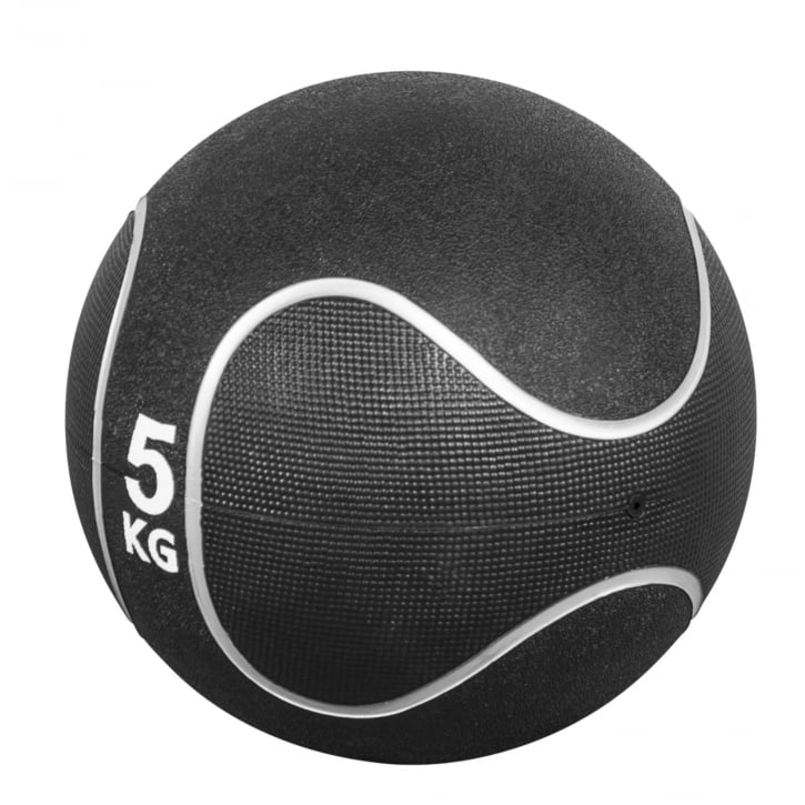 Medicinbold Sort/Silver 1-10 kg från Gorilla Sports