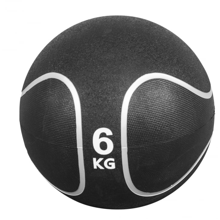 Medicinbold Sort/Silver 1-10 kg från Gorilla Sports