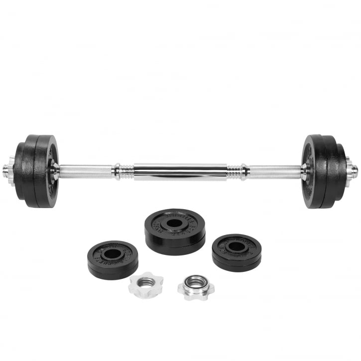 Vægtstang Håndvægte 2 in 1 - 23 kg från Gorilla Sports