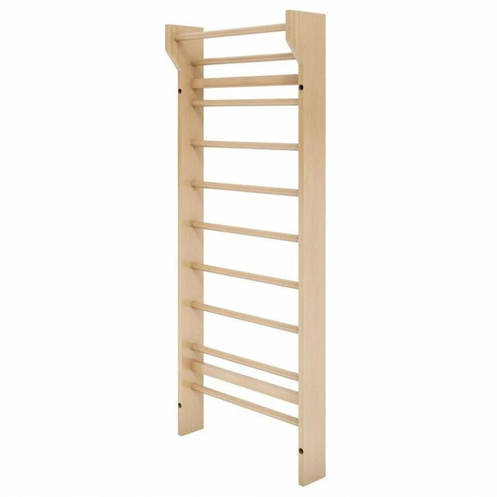 Ribstol i lakeret fyr til hjemmetræning med højde på 195 cm