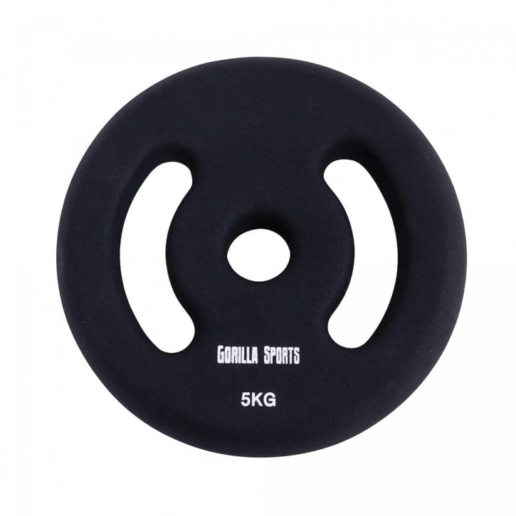 Vægtskiver Neopren 31 mm 1-5 kg