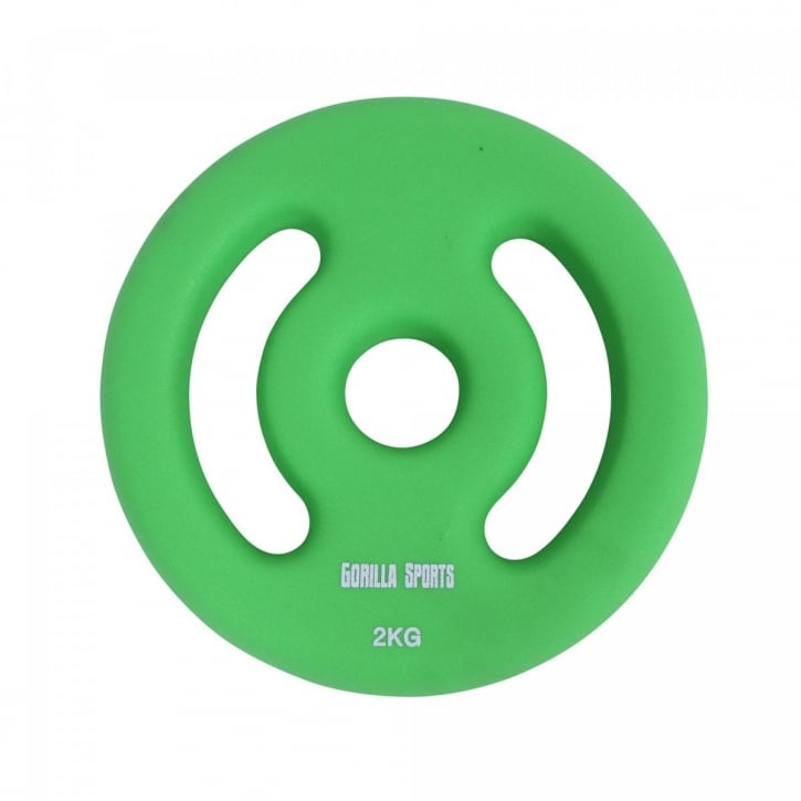 Vægtskiver Neopren 31 mm 1-5 kg