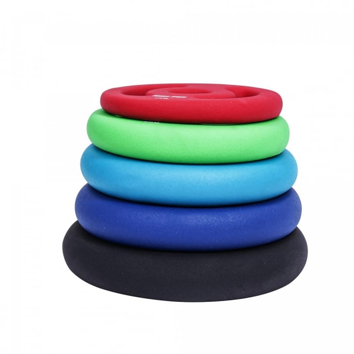 Vægtskiver Neopren 31 mm 1-5 kg