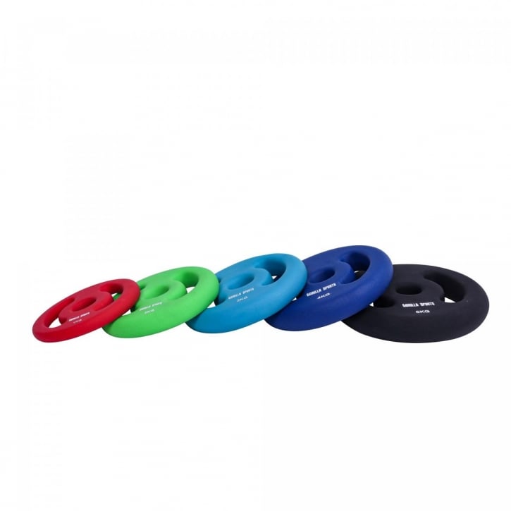 Vægtskiver Neopren 31 mm 1-5 kg