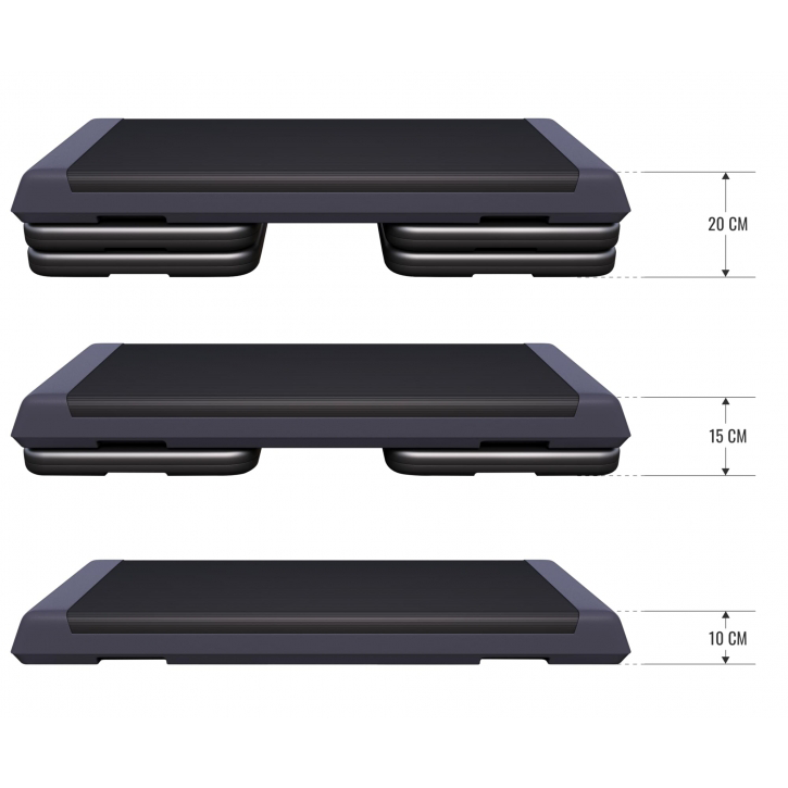 Stepbænk 3 Positioner
