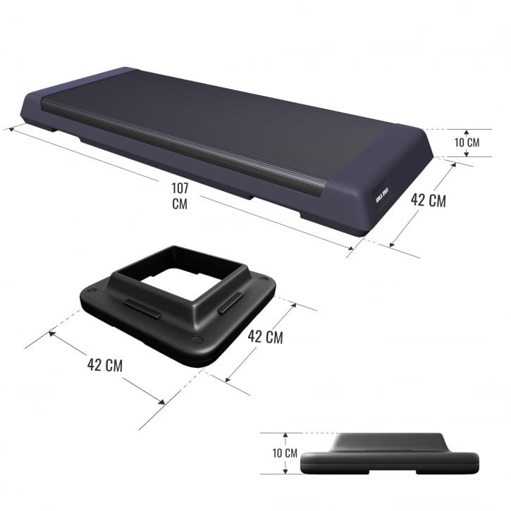 Stepbænk 3 Positioner
