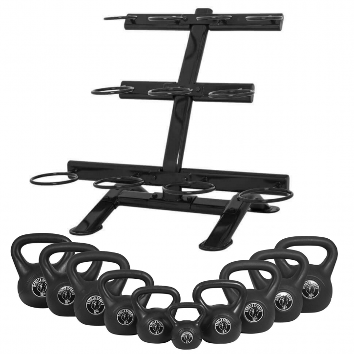 Kettlebell GS Sort 113 kg Ink Stativ