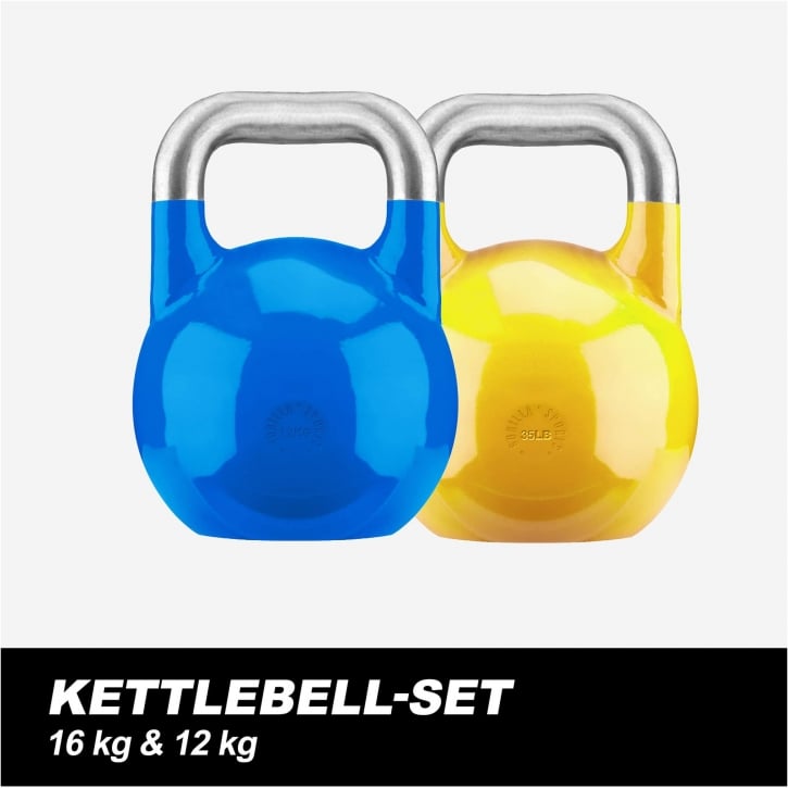 Kettlebell Competition Pakke 12 kg 16 kg