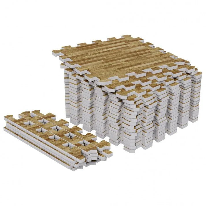 Træningsgulv Gymnastikmåtte 30x30 cm Sæt 18