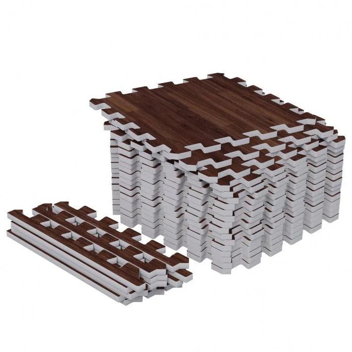 Træningsgulv Gymnastikmåtte 30x30 cm Sæt 18