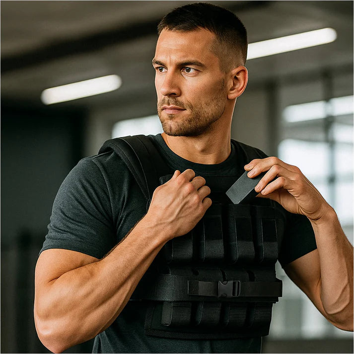 Vægtvest GS Justerbar 10 kg, 20 kg, 30 kg