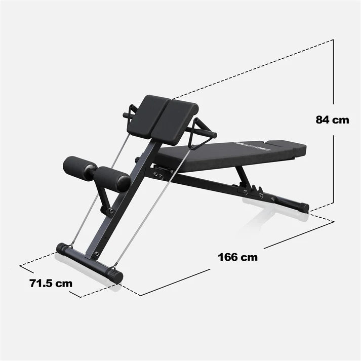 Rygløftebænk MULTI Situpsbænk Justerbar