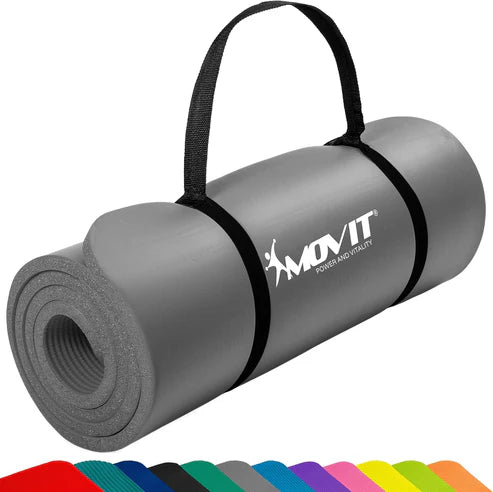 Træningsmåtte Yogamåtte Movit 190x60 cm