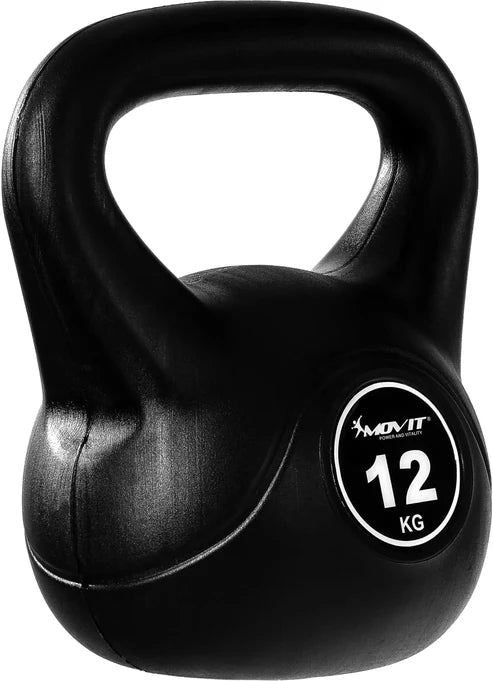 Kettlebell Sort Movit 3-20kg Jern