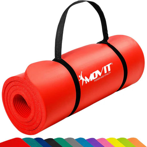 Træningsmåtte Yogamåtte Movit 183x60 cm