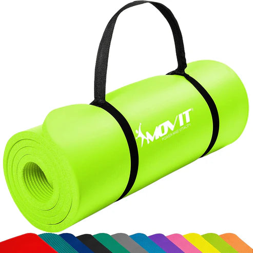 Træningsmåtte Yogamåtte Movit 183x60 cm