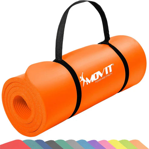 Træningsmåtte Yogamåtte Movit 183x60 cm