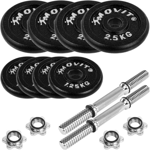 Håndvægte Movit støbejern 2x10kg