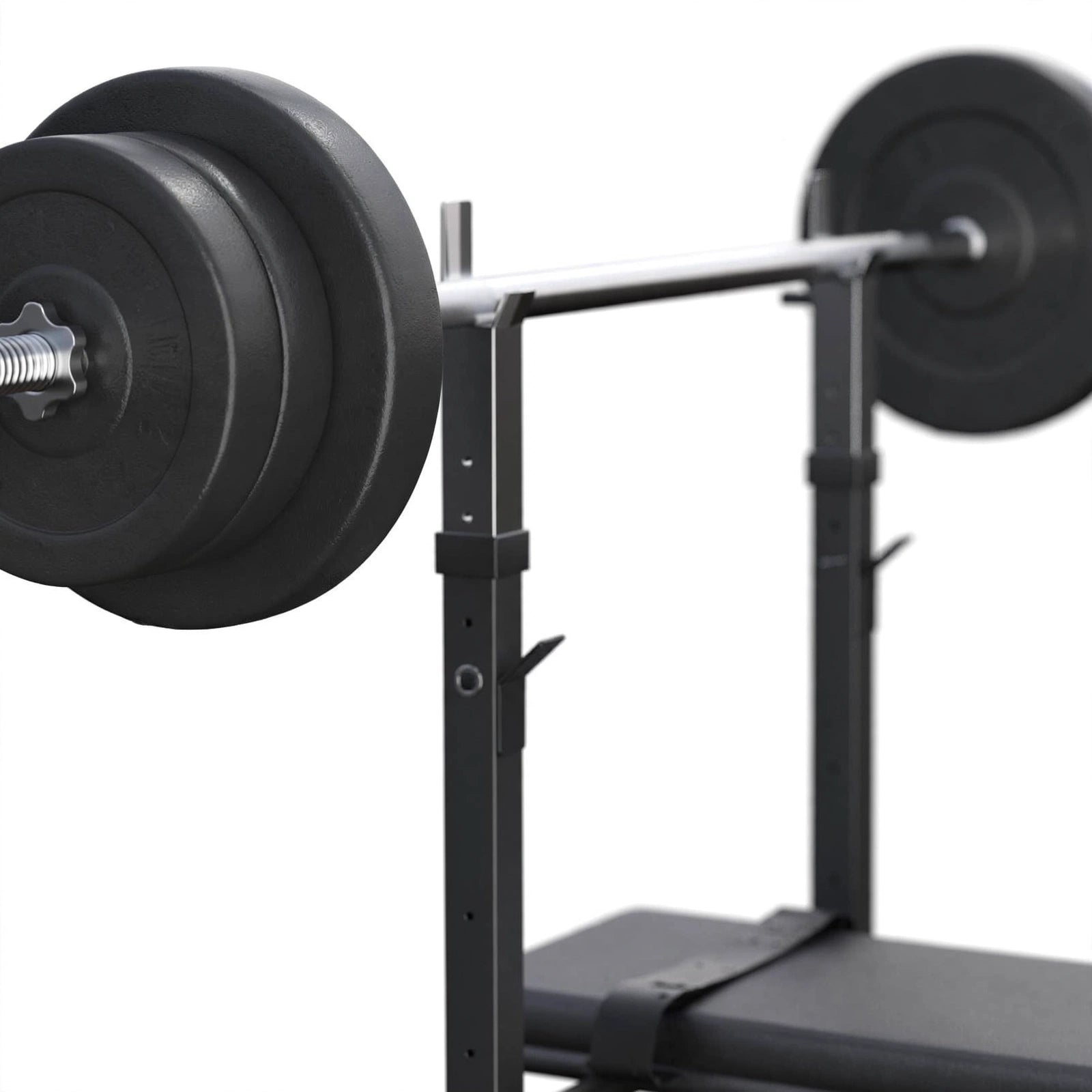Bænkpres BLACK Vægtstang Håndvægte 70 kg