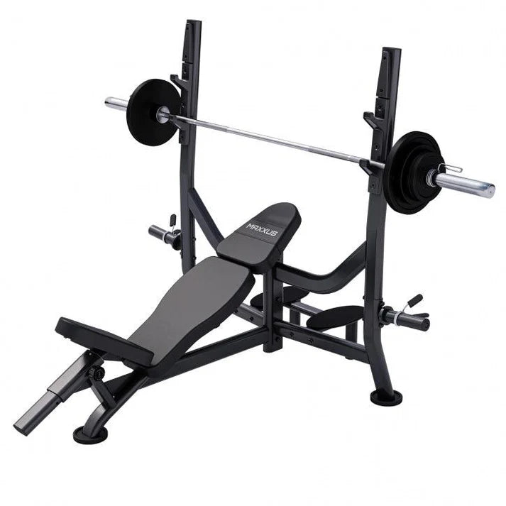 Incline Bænkpressepakke Pro 50 mm 60/90/130 kg Sort