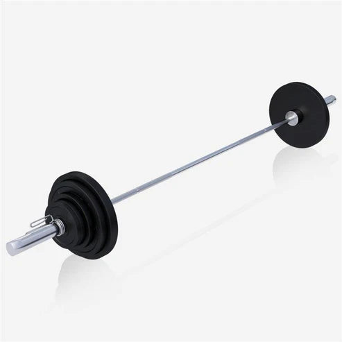 Bænkpressepakke PRO 50 mm 60/90/130 kg Sort