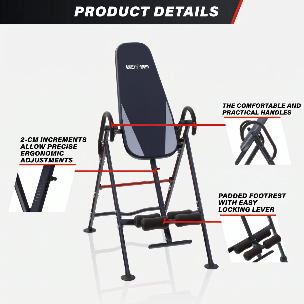 Inversion Table från Gorilla Sports